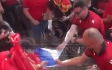 PALE I CIJEPAJU SRPSKU ZASTAVU: Navijači iz Albanije vikali „Ubij Srbina“ (VIDEO)