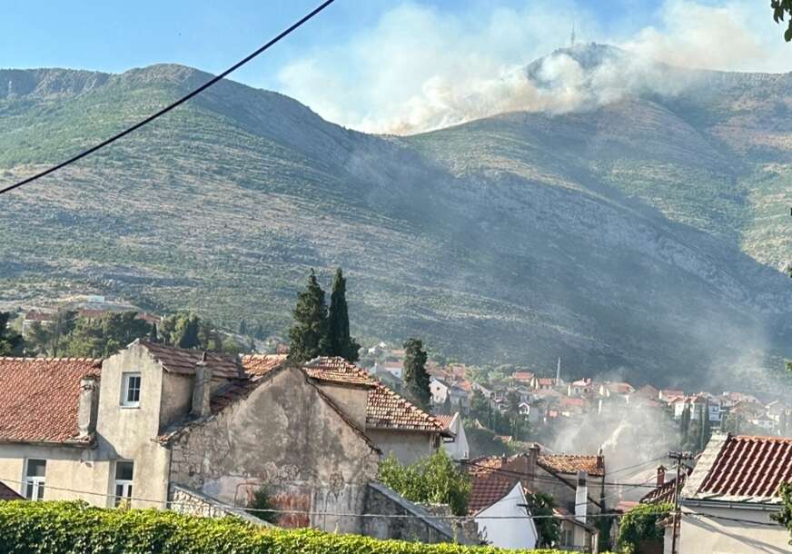 PONOVO BJESNE POŽARI IZNAD TREBINJA: Alarmantno upozorenje nadležnih, ljudski faktor uzrokovao više od 90 odsto požara