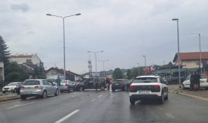 ЛАНЧАНИ СУДАР У БАЊАЛУЦИ: Створиле се гужве на транзиту