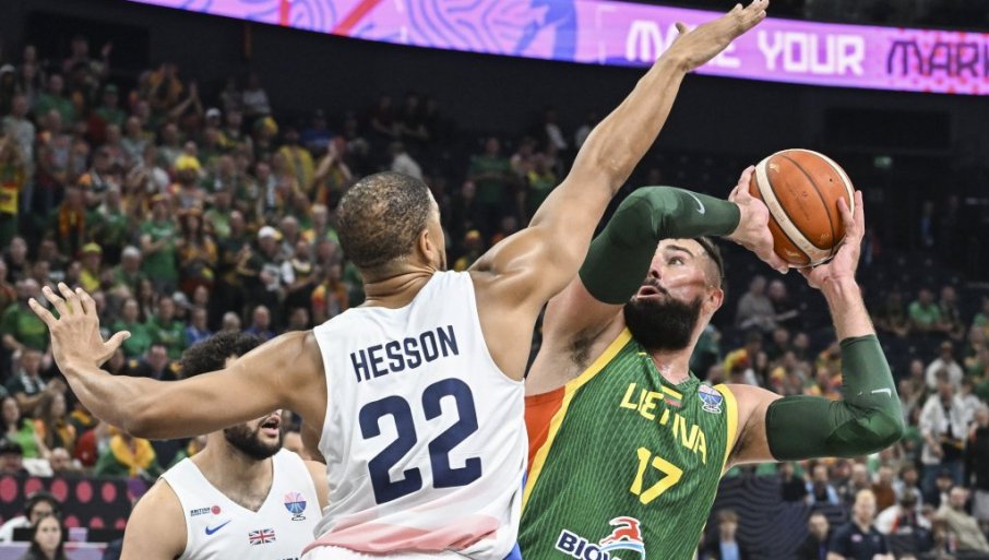 POČELO EVROPSKO PRVENSTVO: Litvanija u uvodnom meču pobijedila Veliku Britaniju