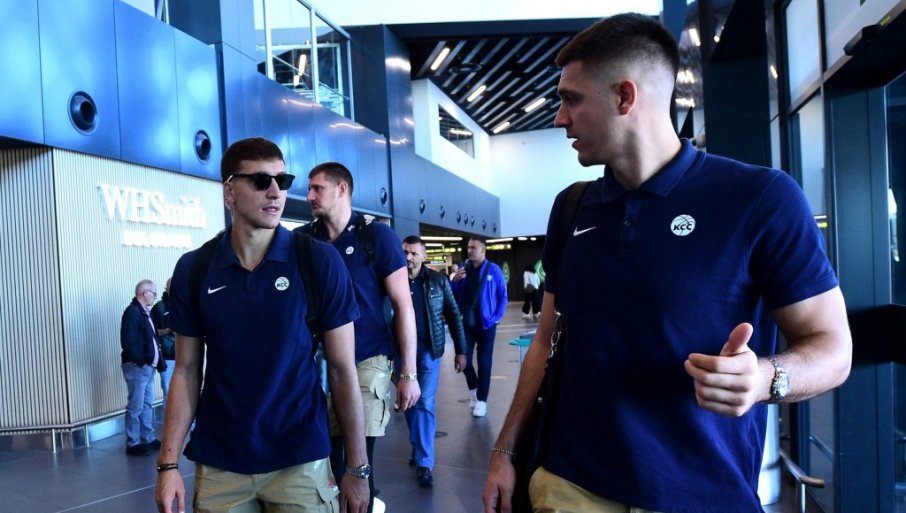 „ORLOVI“, SREĆNO! Košarkaši Srbije otputovali u Rigu na Evropsko prvenstvo