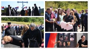 СЛИКА ГОВОРИ ВИШЕ ОД ХИЉАДУ РИЈЕЧИ: Фотограф Дарко Гаврић забиљежио тужне моменте на парастосу за страдале на Петровачкој цести