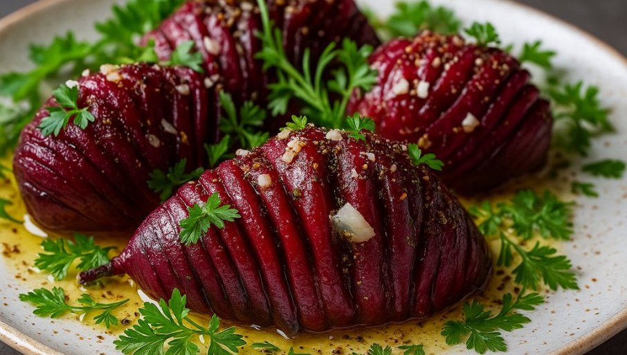 PEČENA CVEKLA SA BIJELIM LUKOM I PUTEROM: Ukusnija je nego kuvana