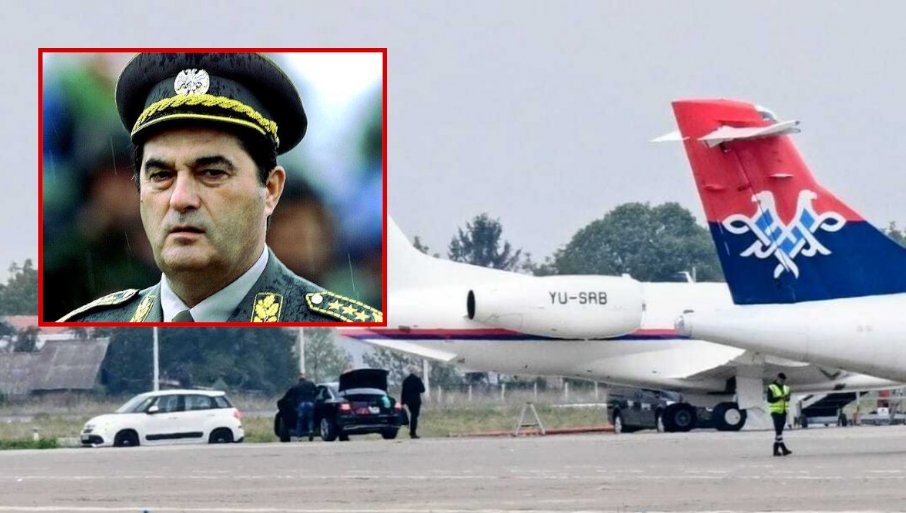 GENERAL PAVKOVIĆ STIGAO U SRBIJU: Sletio na aerodrom u Beogradu (FOTO/VIDEO)