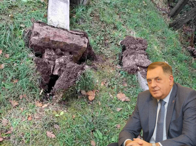 ДОДИК О СКРНАВЉЕЊУ ПРАВОСЛАВНОГ ГРОБЉА КОД ЗЕНИЦЕ: Сви у Европи сада знају да ни за мртве Србе у ФБиХ нема мјеста