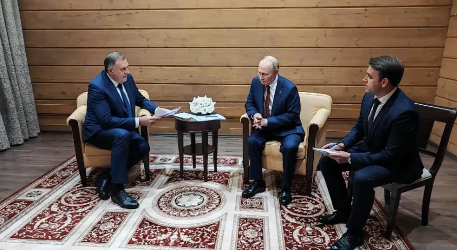 ДОДИК ЗАМОЛИО ПУТИНА ДА ДА ПРИЈЕДЛОГ АМЕРИЦИ: Русија и САД да направе комисију за Балкан
