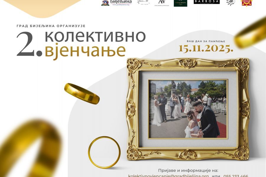 KOLEKTIVNIO VJENČANJE U BIJELJINI: Zakazan veliki događaj u novembru