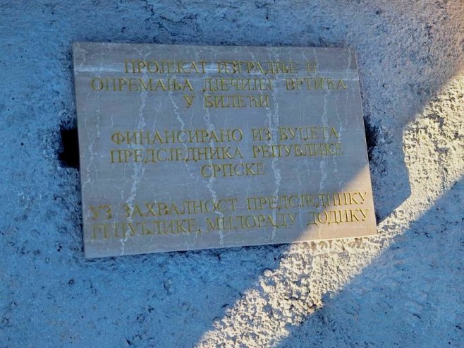 VELIKI DAN ZA STANOVNIKE BILEĆE: Gradi se novi vrtić, položen kamen temeljac