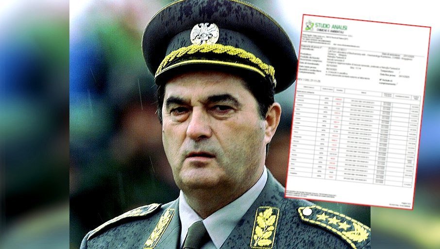 УРАНИЈУМ И ТЕШКИ МЕТАЛИ ОТКРИВЕНИ У ТКИВУ ГЕНЕРАЛА ПАВКОВИЋА: Из италијанске лабораторије стигли резултати анализа (ФОТО)