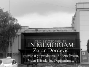 ТУЖНА ВИЈЕСТ: Преминуо познати глумац Зоран Ђорђевић