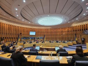 BURNO NA SJEDNICI DOMA NARODA: Čović tražio da Šmit povuče odluku o zabrani raspolaganja tzv. državnom imovinom