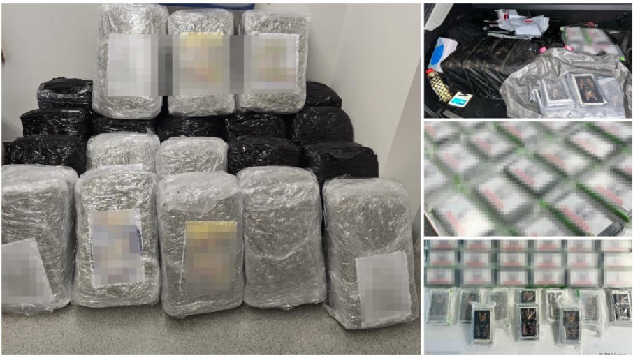 MAČKA NA KESI DROGE: Velika akcija policije u Srbiji, zaplijenjeno preko 80 kila kokaina (FOTO)