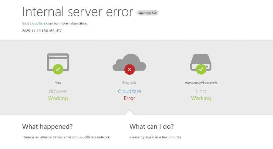 VELIKI DIO INTERNETA NIJE BIO DOSTUPAN: Korisnici širom svijeta prijavljuju probleme