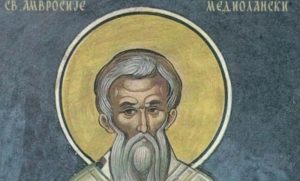 VJERNICI SLAVE SVETOG AMVROSIJA: Svetac koji se slavi dan nakon Svetog Nikole