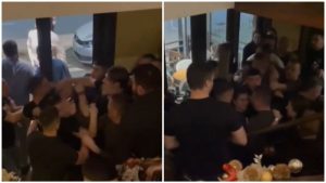 MASOVNA TUČA U RESTORANU U MEĐUGORJU: Sukob nastavljen i ispred lokala (VIDEO)