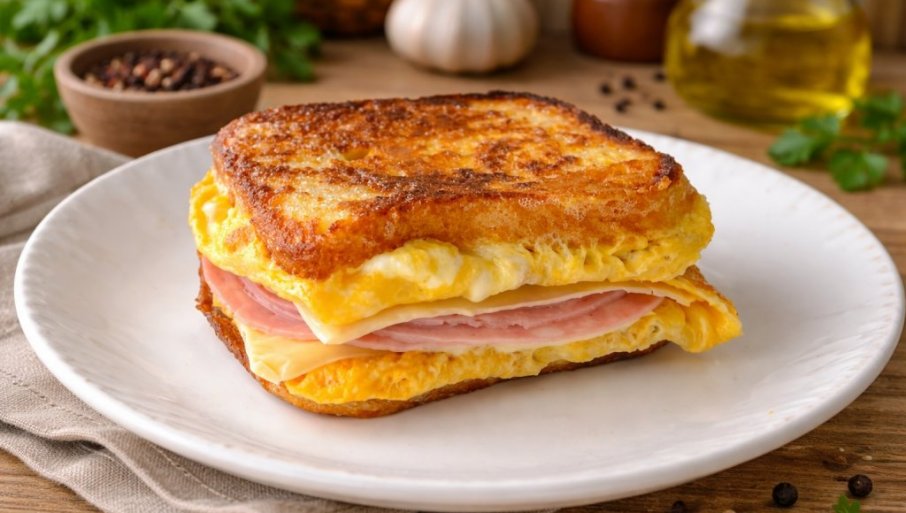 SAVRŠEN UKUS, A BRZO SE PRAVI: Napravite tost sa jajima, šunkom i sirom (RECEPT)