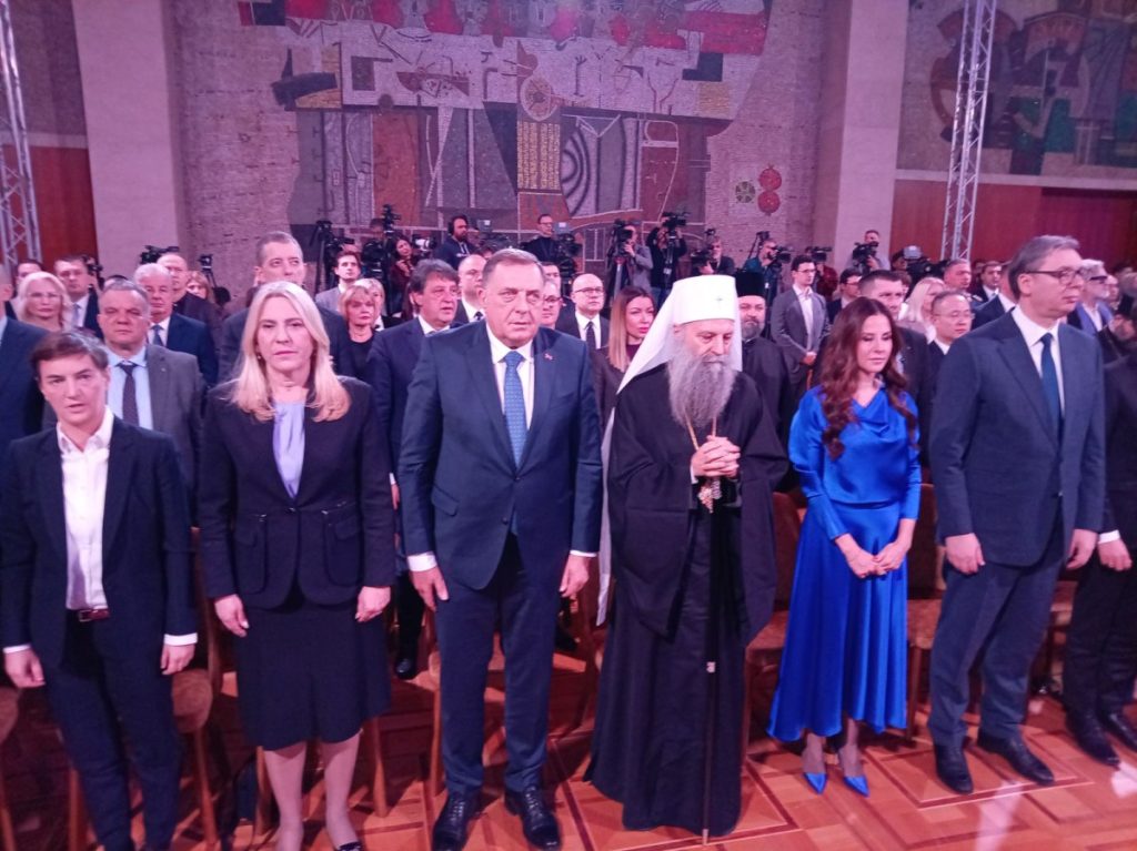 DODIK NA OBILJEŽAVANJU SRETENJA U BEOGRADU: Živimo iste vrijednosti, vjeru, krsne slave, mi smo jedan narod