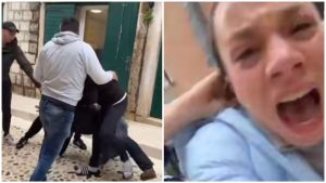 МАКЉАЖА У МАКАРСКОЈ: Потукле се двије завађене породице (ВИДЕО)