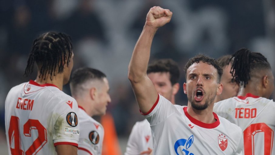 ZVEZDA SRUŠILA PROKLETSTVO I POBIJEDILA LIL! Osmina finala Lige Evrope čeka srpskog prvaka!