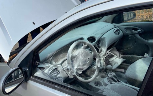 JEZIVI PRIZORI: Gorio automobil u Banjaluci (FOTO)