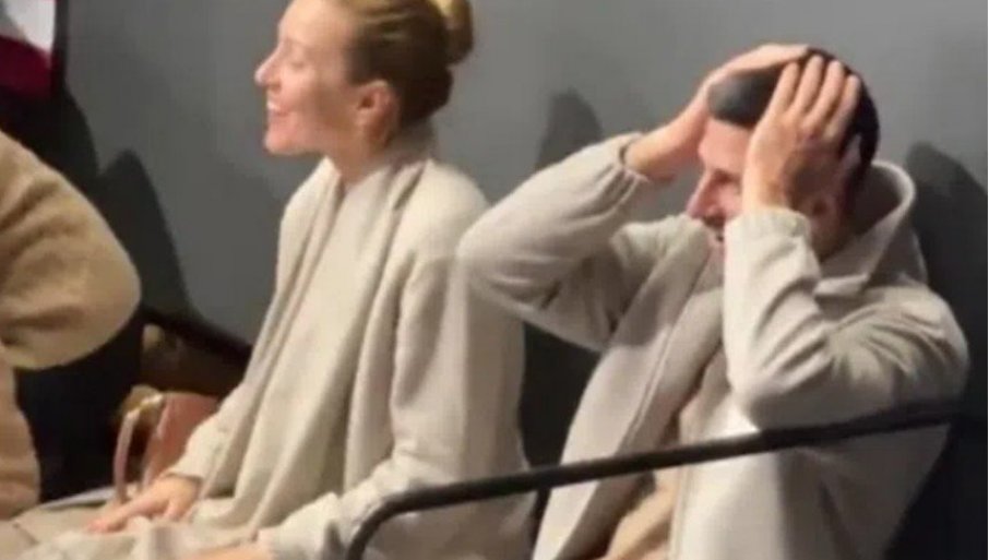 ХАОС НА НОВАКОВОМ ТРЕНИНГУ: Запросила Ђоковића пред свима, а онда се умијешао он и настао је делиријум