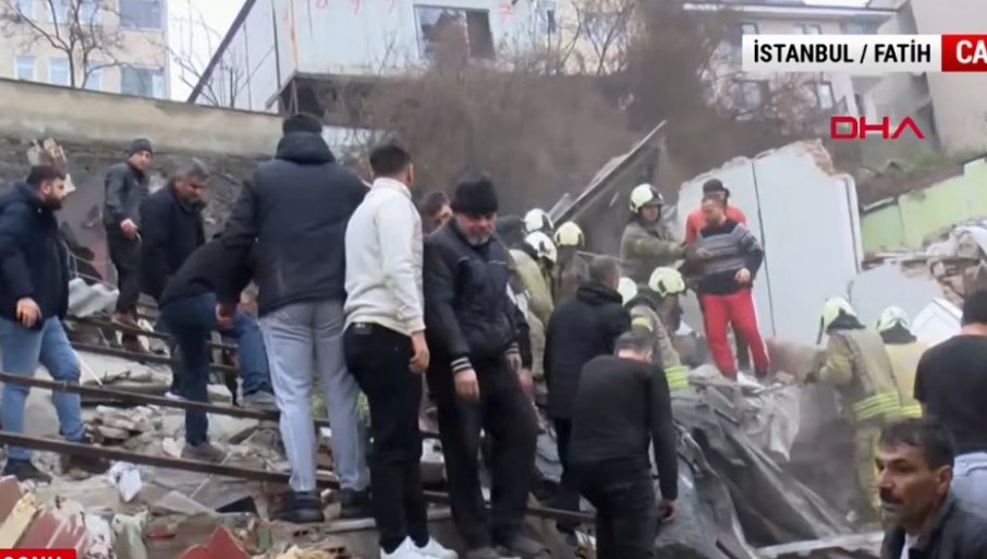 DEVET LJUDI IZVUČENO IZ RUŠVEINA: Stravična nesreća u Turskoj, srušene dvije zgrade (VIDEO)