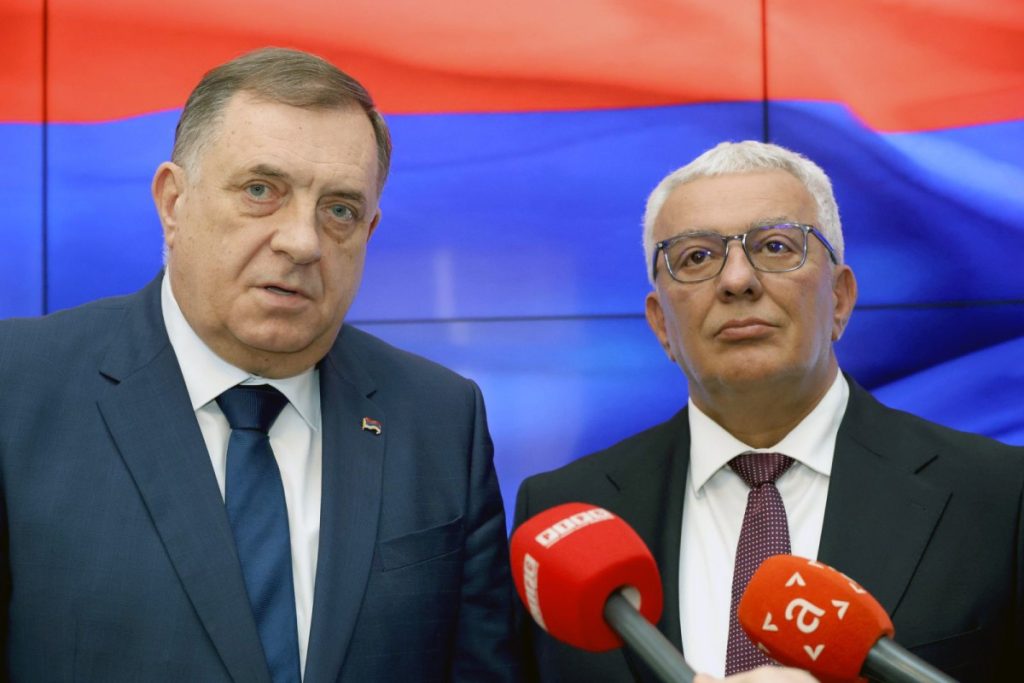 DODIK I MANDIĆ SE SASTALI U BANJALUCI: Složno raditi u korist srpskog naroda (VIDEO)