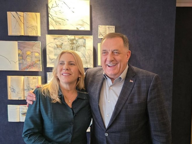 „МНОГО УСПЈЕХА, СРЕЋЕ И ЗДРАВЉА“ Цвијановић честитала Додику рођендан (ВИДЕО)