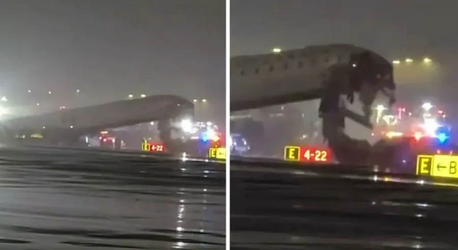 ПОГИНУЛА ДВА ПОЛИЦАЈЦА: Авион са 100 путника ударио у возило