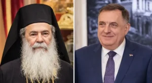 „СВИ СЕ МОЛЕ ЗА СМИРИВАЊЕ СИТУАЦИЈЕ“: Додик разговарао са јерусалимским патријархом