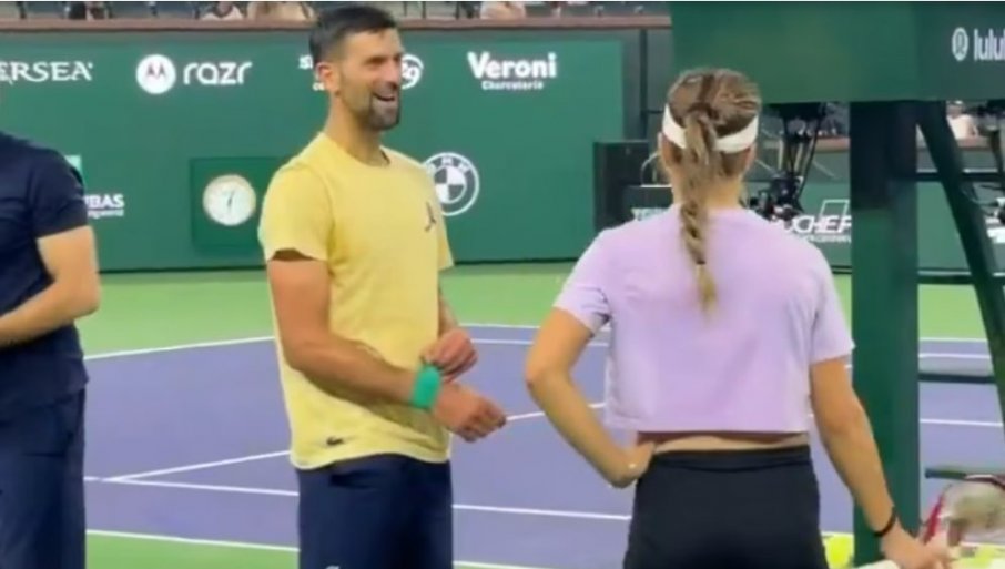 PA, GDJE SI TI BRE!? Evo šta je uradio Novak Đoković čim je stigao u Indijan Vels (VIDEO)