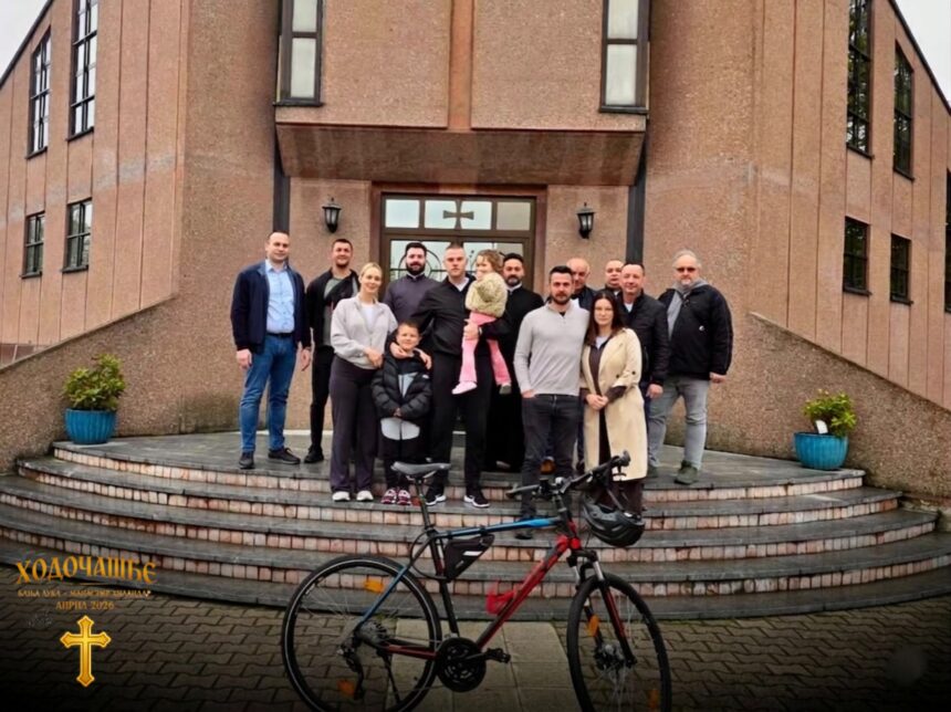 PODVIG VJERE I SNAGE: Banjalučanin Aleksandar Đekić biciklom krenuo ka Hilandaru