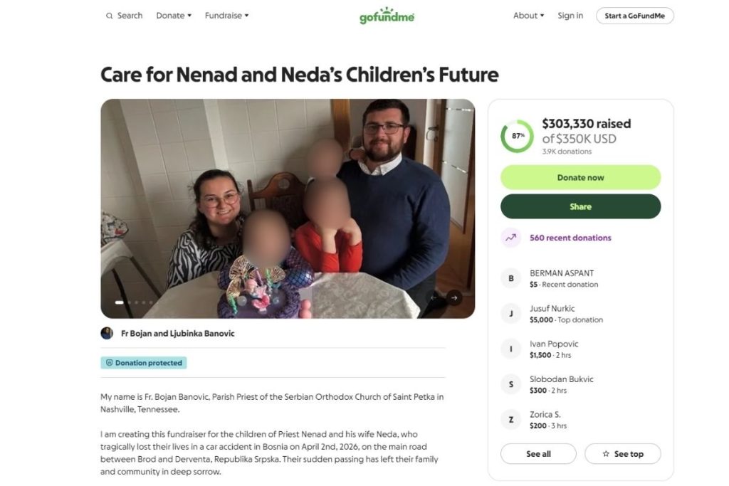 PRIKUPLJENO VIŠE OD POLA MILIONA KM: Humanisti širom svijeta pomažu djeci poginulih sveštenika i popadije