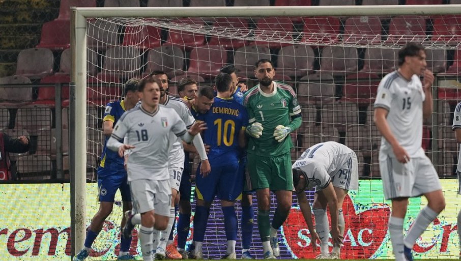 „LUDILO“ U ZENICI! Bosna i Hercegovina izbacila Italiju i plasirala se na Mundijal!