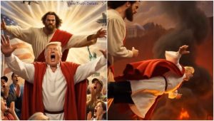 ИСУС УДАРА ШАМАР ТРАМПУ: Иран објавио скандалозан АИ снимак (ВИДЕО)