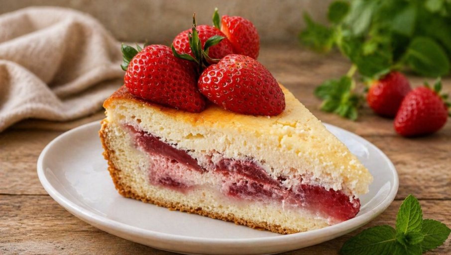 LAGAN I UKUSAN: Napravite kolač od jagoda i iznenadite ukućane (RECEPT)