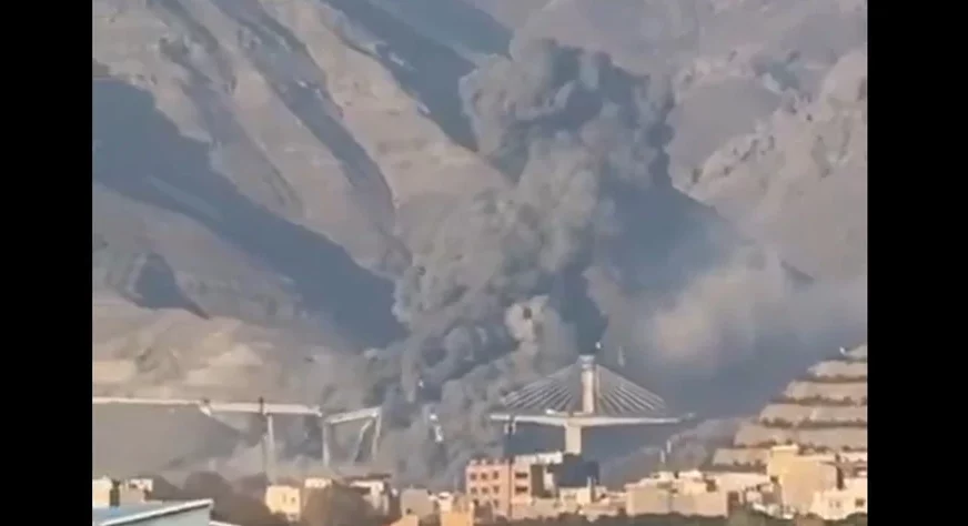 IMA POGINULIH: Ovo je trenutak kada je raketa razorila najviši most na Bliskom istoku