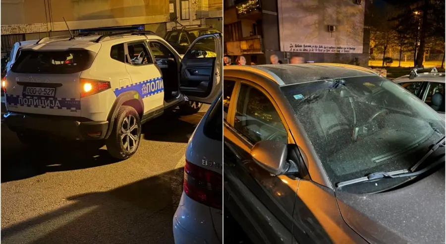 NA SREĆU NIJE BILO PROLAZNIKA: Otpao dio fasade sa zgrade u Banjaluci i oštetio vozila