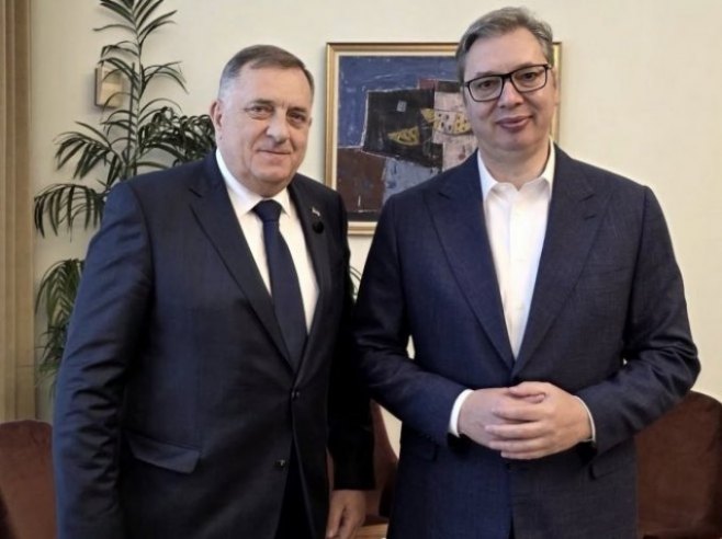 ДОДИК РАЗГОВАРАО СА ВУЧИЋЕМ: Српска и Србија посвећене очувању мира, стабилности и економском развоју и просперитету