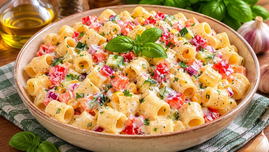 ŠARENA TJESTENINA SALATA: Jednostavna priprema i sastojci koje svi vole