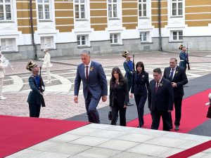 KARAN PRVI PUT KOD PUTINA NA DOČEKU: Delegacija Srpske u centru pažnje u Moskvi (FOTO)