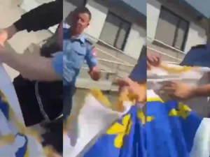ODUZETA RATNA ZASTAVA TZV. ARMIJE BiH: Opet provokacije u Doboju, uhapšena žena (VIDEO)