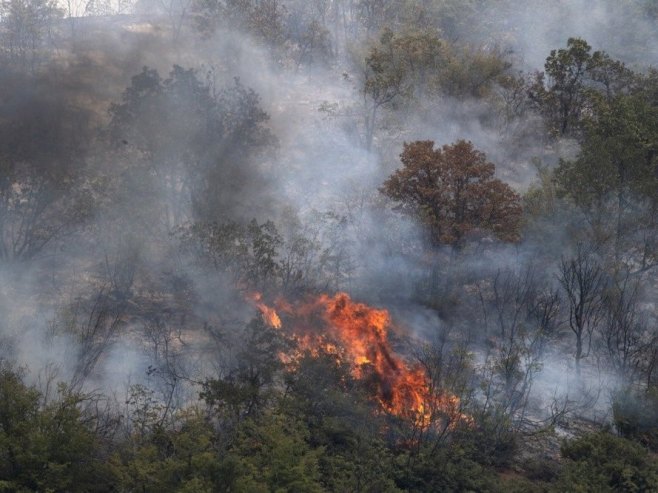 BUKTINJA U ZAPADNOJ SLOVENIJI: Vatrogasci se bore da obuzdaju dva požara