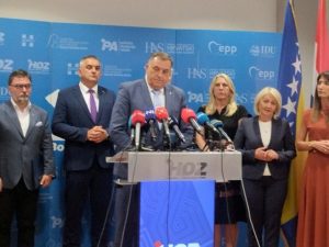 DODIK NAKON SASTANKA SA RUKOVODSTVOM HDZ-A U MOSTARU: Proglasiti ništavnim sve odluke visokih predstavnika