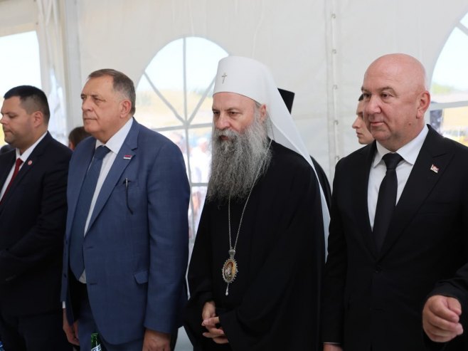 JEDAN OD NAJSLAVNIJIH DOGAĐAJA U SRPSKOJ ISTORIJI: Dodik na liturgiji povodom 150 godina od Bitke na Vučijem dolu, patrijarh Porfirije služio molitvu (FOTO)