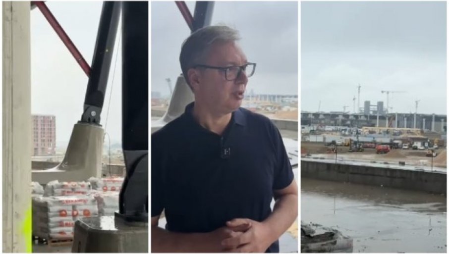 ONO ŠTO JE BILO NEMOGUĆE, POSTAJE MOGUĆE: Vučić na Ekspo gradilištu (VIDEO)