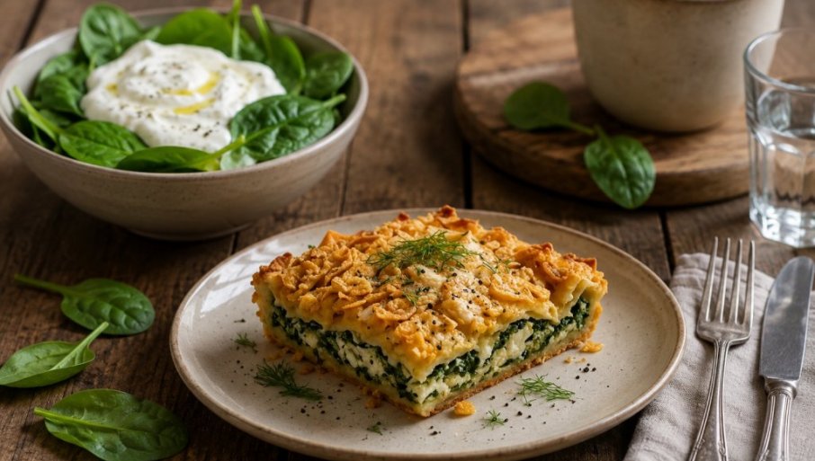 PITA SA SPANAĆEM I SIROM: Brz i ukusan obrok (RECEPT)