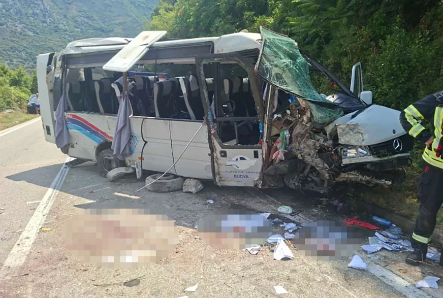 KOMBI SE PREVRNUO, IMA MRTVIH: Jeziva saobraćajna nesreća kod Kotora