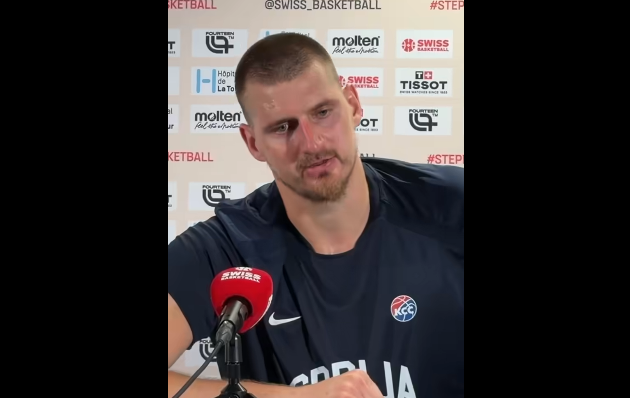 „NEĆU PRIČATI O SEBI, IZVINI“ Nikola Jokić oduševio izjavama poslije pobjede nad Švajcarskom (VIDEO)