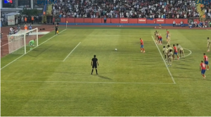 JURIČIĆ SIGURAN: Borac vodi 1:0 na poluvremenu (VIDEO)
